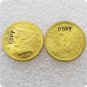 1 Pcs USA 1856-S Liberty $2.5 Quarter Eagle Gold Copy Coins For Collection