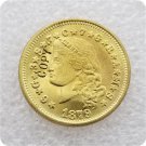 1 Pcs USA 1879 $4 Stella Flowing Hair Four Dollar Gold Copy Coins For Collection 1 Pcs USA 1879 $4 Stella Flowing Hair Four Dollar Gold Copy Coins For Collection