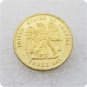 1 Pcs USA 1872 Three Dollar $3.00 Amazonian Patterns Gold Copy Coins For Collection