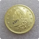 1 Pcs USA 1872 Amazonian $20.00 Liberty Twenty Dollar Gold Copy Coins  For Collection
