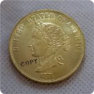1 Pcs USA 1874 Bickford $10.00 Eagle Patterns Ten Dollar Gold Copy Coins For Collection 1 Pcs USA 1874 Bickford $10.00 Eagle Patterns Ten Dollar Gold Copy Coins For Collection