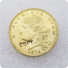 1 Pcs USA 1878 $5 Five Dollar Barber Flowing Hair Patterns Gold Copy Coins For Collection 1 Pcs USA 1878 $5 Five Dollar Barber Flowing Hair Patterns Gold Copy Coins For Collection