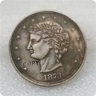 1 Pcs USA 1873 "Frowning Bust" Trade Dollar Pattern Copy Coins For Collection 1 Pcs USA 1873 "Frowning Bust" Trade Dollar Pattern Copy Coins For Collection