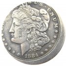 1 Pcs US 1884-O Morgan Dollar Off-Center Silver Plated Copy Coin For Collection 1 Pcs US 1884-O Morgan Dollar Off-Center Silver Plated Copy Coin For Collection