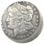 1 Pcs US 1884-O Morgan Dollar Off-Center Silver Plated Copy Coin For Collection