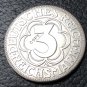 1927 Germany-1871-1948 3 Reichsmark Nordhausen Silver Plated Copy Coin