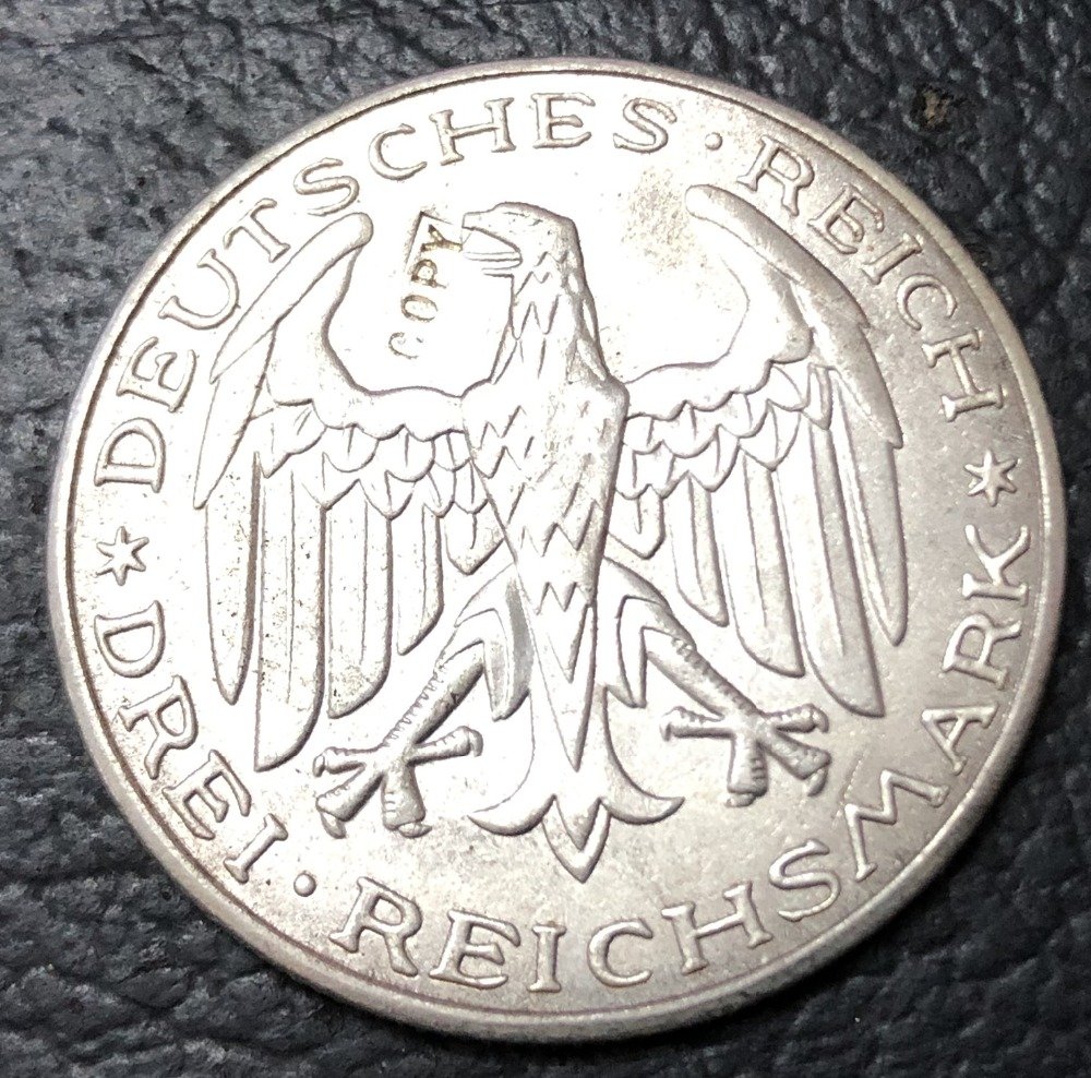 1927 Germany 3 Reichspfennig Copy Coin