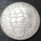 1927 Germany-1871-1948 5 Reichsmark Bremerhaven Silver Plated Copy Coin