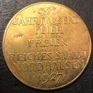 1927 Bronze medal the establishment of the City of 1000th anniversary Copy medal 45mm