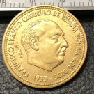 1953 Spain 2.5 Pesetas-Francisco Franco Bronze Copy Coin 1953 Spain 2.5 Pesetas-Francisco Franco Bronze Copy Coin