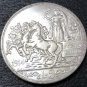 1914 Italy 5 Lire - Vittorio Emanuele III Silver Plated Coin