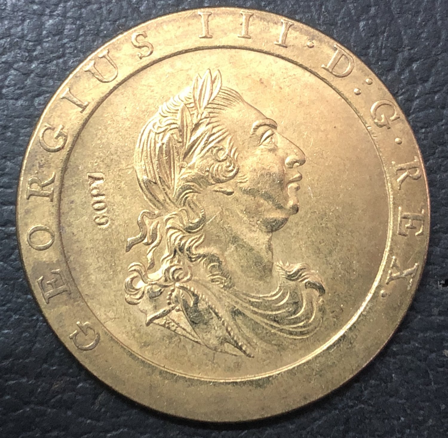 United Kingdom 1797 Copper 1 Penny - George III Copy Coin