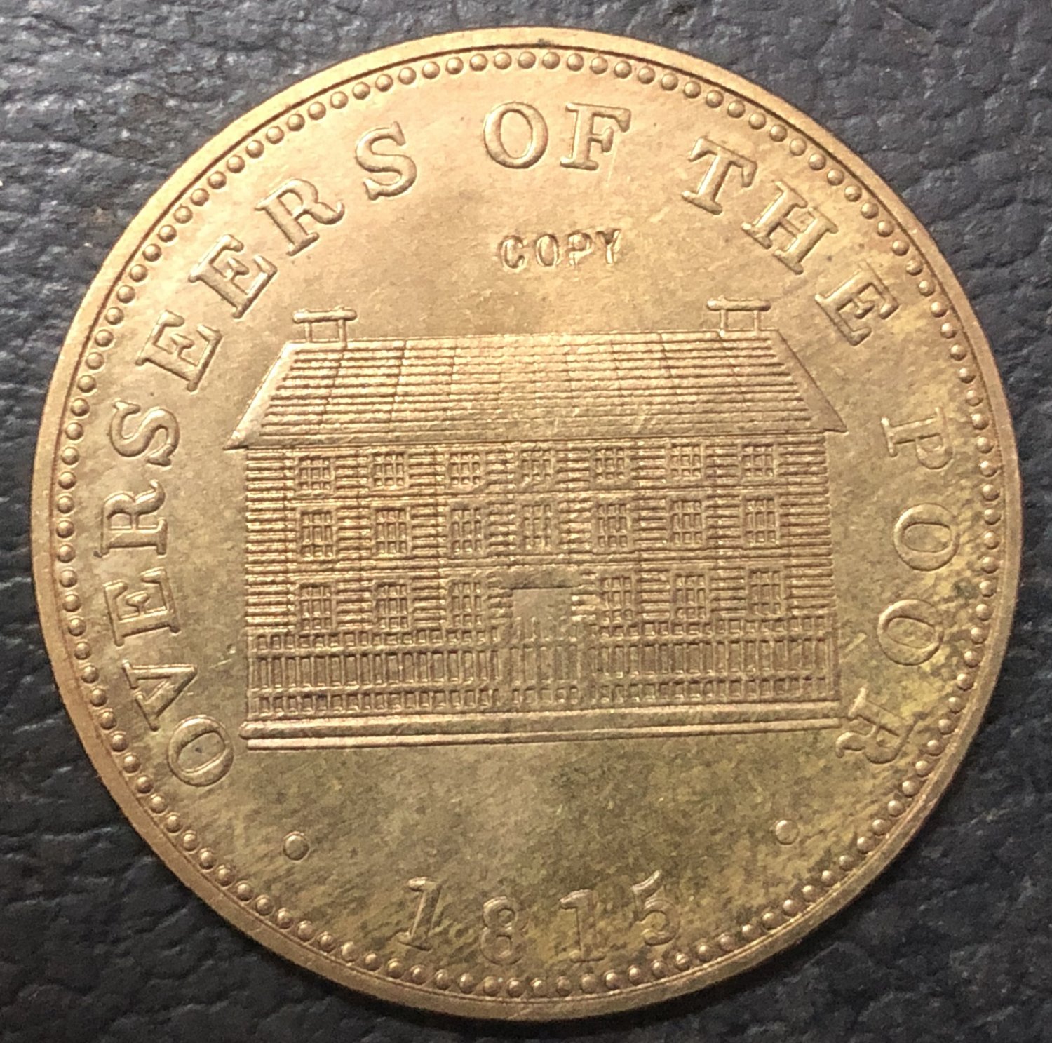 1815 United Kingdom One Penny Token Copy Coin