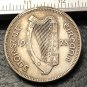 1928 Ireland 1 Scilling Silver Plated Copy Coin