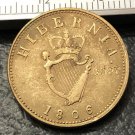1806 Ireland 1 Farthing-George II (type".D:G.REX." Copper Metal Copy Coin 1806 Ireland 1 Farthing-George II (type".D:G.REX." Copper Metal Copy Coin
