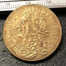 1690 Ireland 30 Pence-James II Brass Metal Copy Coin 1690 Ireland 30 Pence-James II Brass Metal Copy Coin