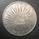 1824 Mexico 8 Reales Copy Coin