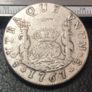 1767 BOLIVA 4 Reales - Carlos III Copy Spain Army Copy Coin 1767 BOLIVA 4 Reales - Carlos III Copy Spain Army Copy Coin