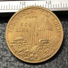 1978 Turkey 500 Lira Jalaladdin Rumi Gold Copy Coin