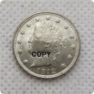 1912 Liberty Head V Nickel Copy Coin No Stamp
