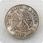 1872 Seated Liberty Shield & Eagle Half Dollar Copy Coin No Stamp