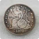 1870 Indian Headdress Dollar Copy Coin No Stamp 1870 Indian Headdress Dollar Copy Coin No Stamp