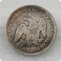 1870 Indian Headdress Dollar Copy Coin No Stamp