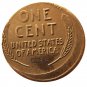 US 1922 One Cent Off-Center Error 100% Copper Copy Coin No Stamp
