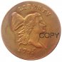 1795 Liberty Capped Head Right Half Cents 100% Copper Copy Coins No Stamp