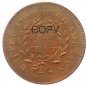 1795 Liberty Capped Head Right Half Cents 100% Copper Copy Coins No Stamp