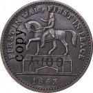 USA Civil War 1863 Copy Coins #15 No Stamp