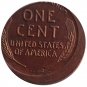 US 1951D Lincoln One Cent Off-Center Error 100% Copper Copy Coin No Stamp