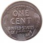 US 1946S Lincoln One Cent Off-Center Error 100% Copper Copy Coin No Stamp