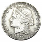 USA 1877 Cornet Head Half Dollar Patterns Silver Plated Copy Coin No Stamp USA 1877 Cornet Head Half Dollar Patterns Silver Plated Copy Coin No Stamp
