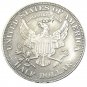 USA 1877 Cornet Head Half Dollar Patterns Silver Plated Copy Coin No Stamp