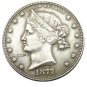 USA 1877 Sailor Head Half Dollar Patterns Silver Plated Copy Coin No Stamp