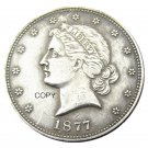 USA 1877 Paguet Head Half Dollar Patterns Silver Plated Copy Coin No Stamp USA 1877 Paguet Head Half Dollar Patterns Silver Plated Copy Coin No Stamp