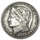 USA 1877 Helmeted Head Half Dollar Patterns Silver Plated Copy Coin No Stamp USA 1877 Helmeted Head Half Dollar Patterns Silver Plated Copy Coin No Stamp