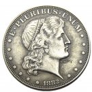 USA 1882 Shield Head Half Dollar Patterns Silve Plated Copy Coin No Stamp