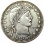 US Coin Collectors 1892-1992 Barber Dollar Silver Plated Copy Coin No Stamp