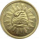 1836 United States 1 Dollar Gold Dollar Pattern $1 Brass Metal Copy Coins No Stamp