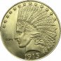 United States Of America 10 Dollars 1915 Liberty Indian Head Eagle Gold Copy Coin