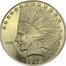 United States Of America 10 Dollars 1913 Liberty Indian Head Eagle Gold Copy Coin United States Of America 10 Dollars 1913 Liberty Indian Head Eagle Gold Copy Coin