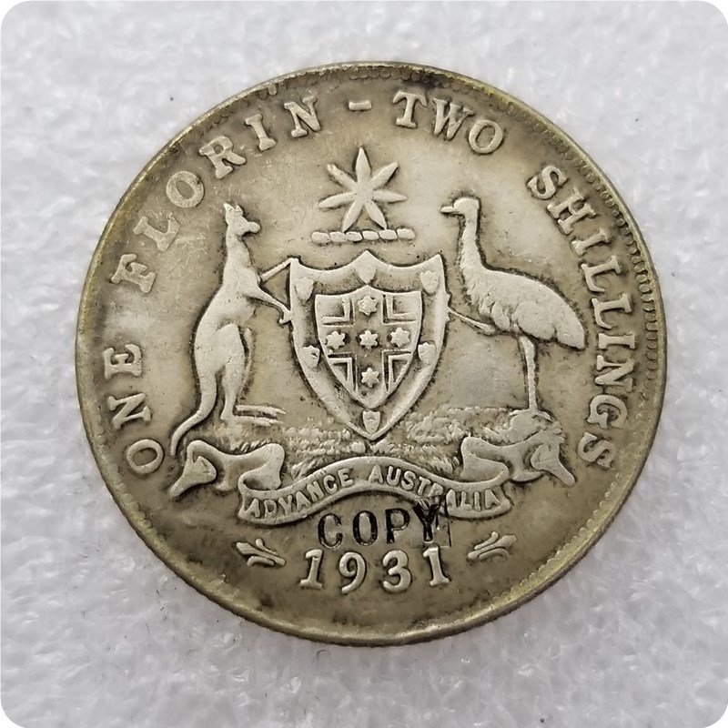 1931 Australian Florin Copy Coin