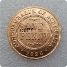 1925 Australian Penny Copy Coin 1925 Australian Penny Copy Coin