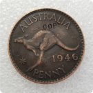 1946 Australian Penny Copy Coin