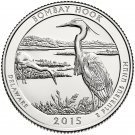 2015 US National Park Delaware Bombay Hook Quarter Dollar Commemorative Copy Coin