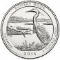 2015 US National Park Delaware Bombay Hook Quarter Dollar Commemorative Copy Coin