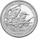 2017 US National Park No.40 Indiana George Rogers Clark Quarter Dollar Commemorative Copy Coin