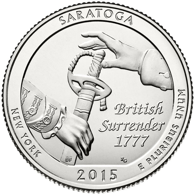 2015 US National Park New York Saratoga Collection Copy Coin